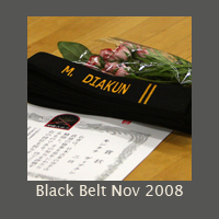 Black Belt Graduation November 2008